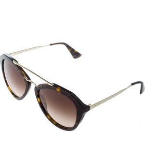 Prada Brown and Gold Sunglasses